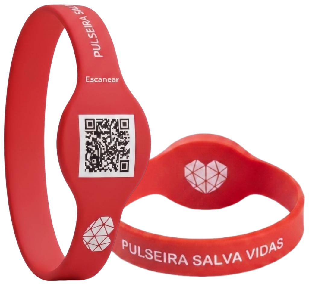 Pulseira com QR Code e NFC